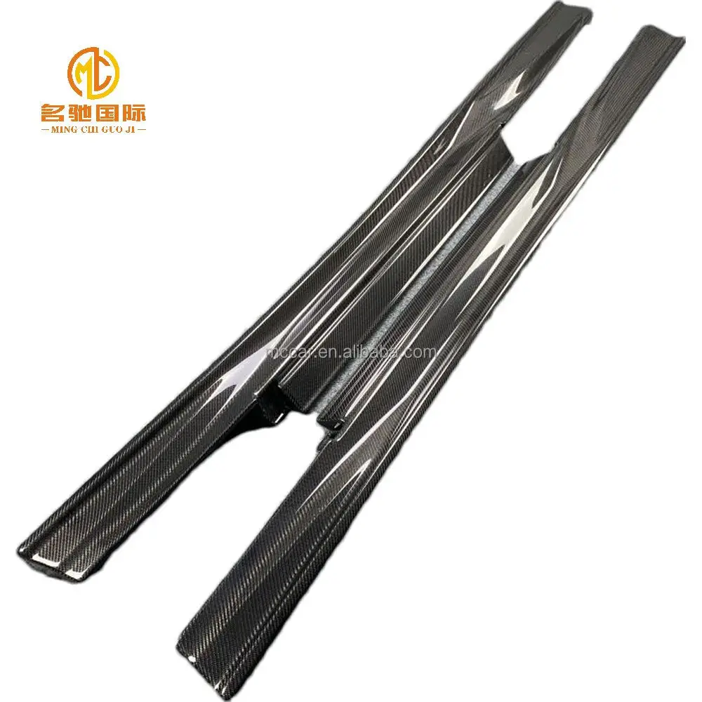 الأكثر مبيعًا لنيسان GTR GTR35 التنانير الجانبية ألياف الكربون TS نمط سيارة التنانير الجانبية الوفير