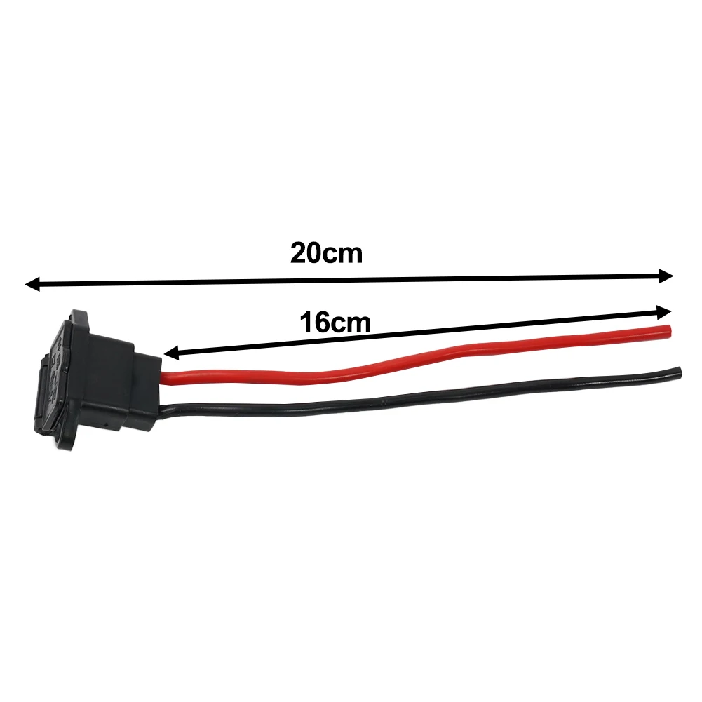Practical Motorcycle Socket Charger Electrical 16cm Wire E Bike With Cable About 20CM Connector Plug Electrical