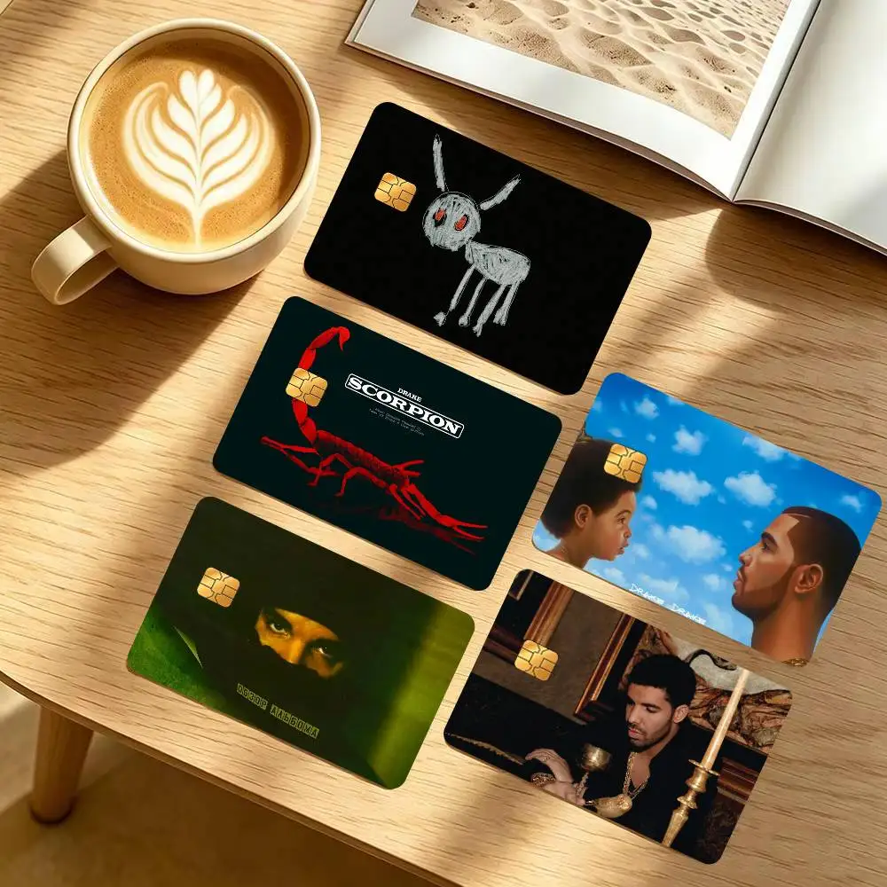 Rapper D-rake For All the Dogs   Diy Credit Debit Card Sticker Party Sticker Decoration Waterproof Small Chip Card Skin Sticker