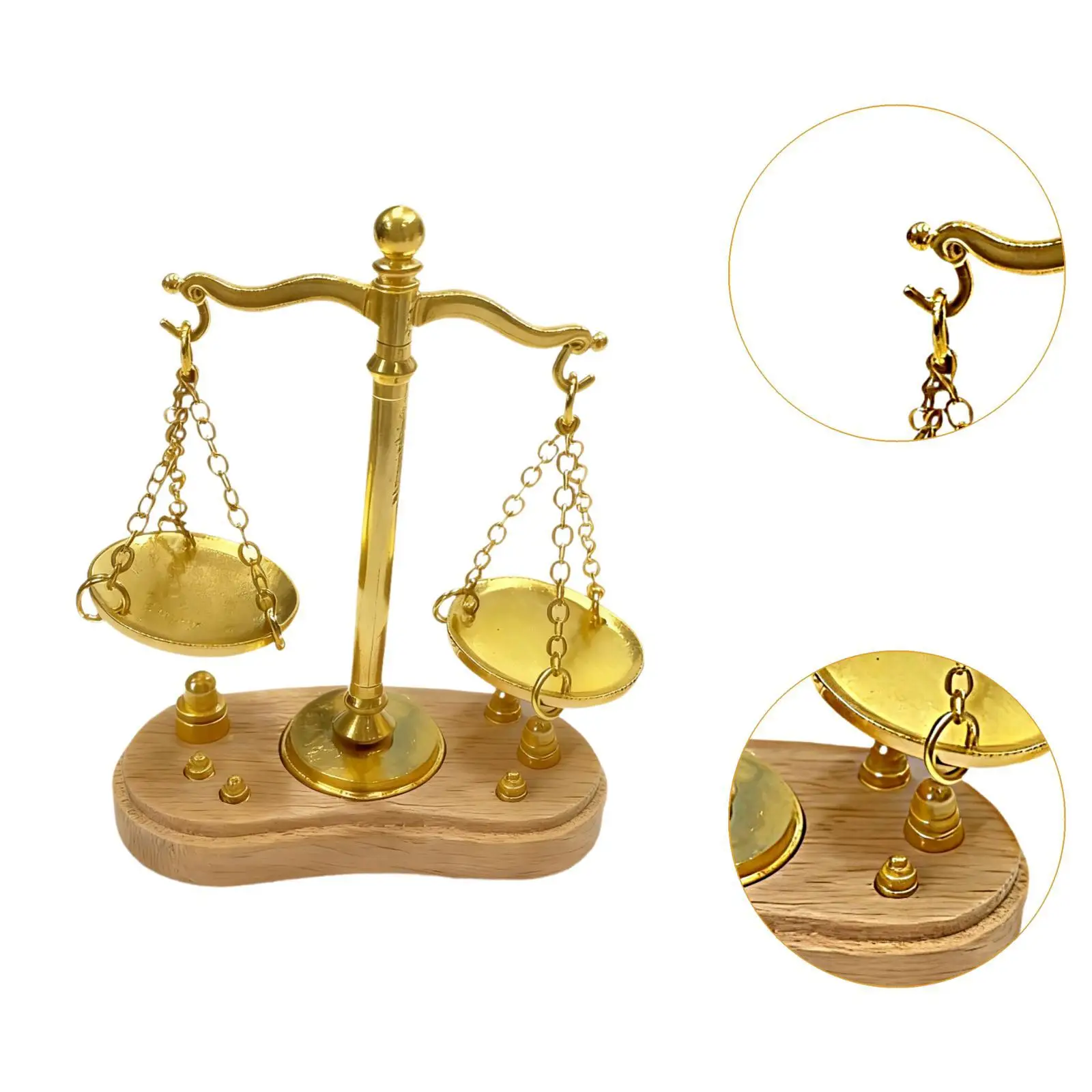 ميزان ميزان مصغر لبيت الدمى، نموذج مقياس وزن صغير، مشهد بيت الدمى ذو المناظر الطبيعية الصغيرة، ديكور غرفة النوم، المشهد الصغير #5