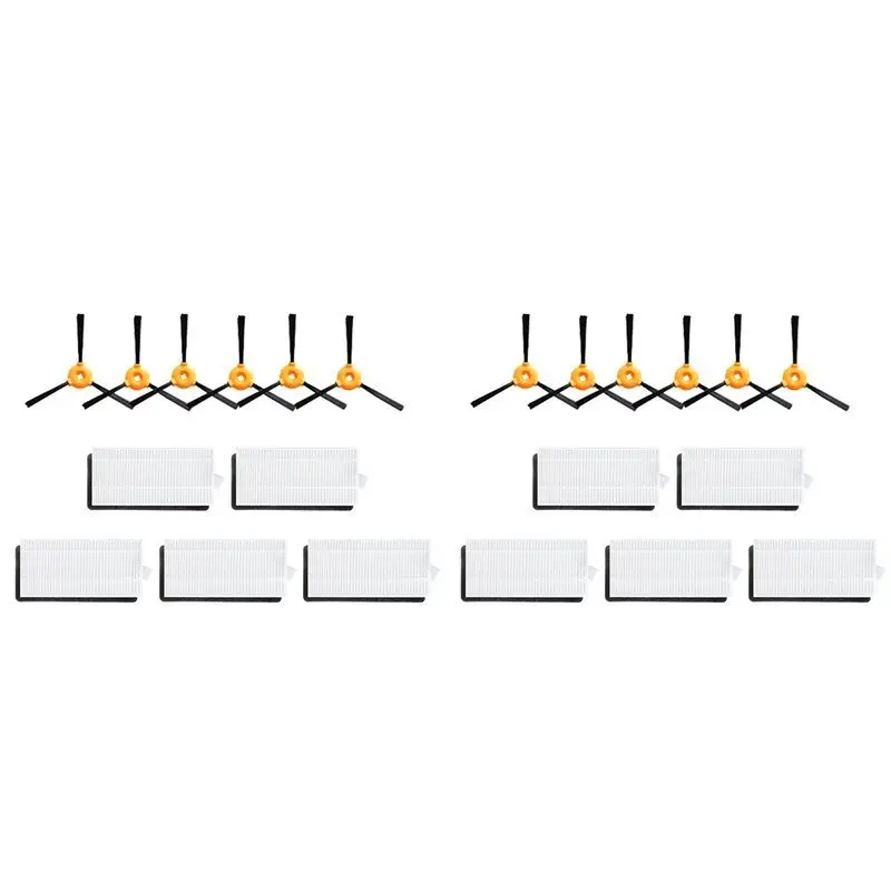 ABJI-10X Side Brush Filter Replacement Parts Kits For Ecovacs Deebot N79 N79S Yeedi K600 K700 Robotic Vacuum Cleaner