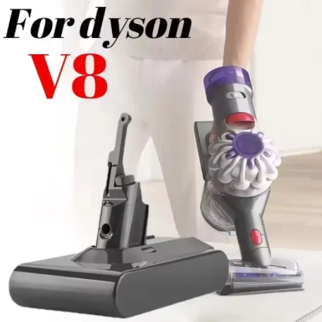

for Dyson V8 12800mAh 21.6V Replacement Battery V8 Absolute Cord-Free Vacuum Handheld Vacuum Cleaner V8 Battery