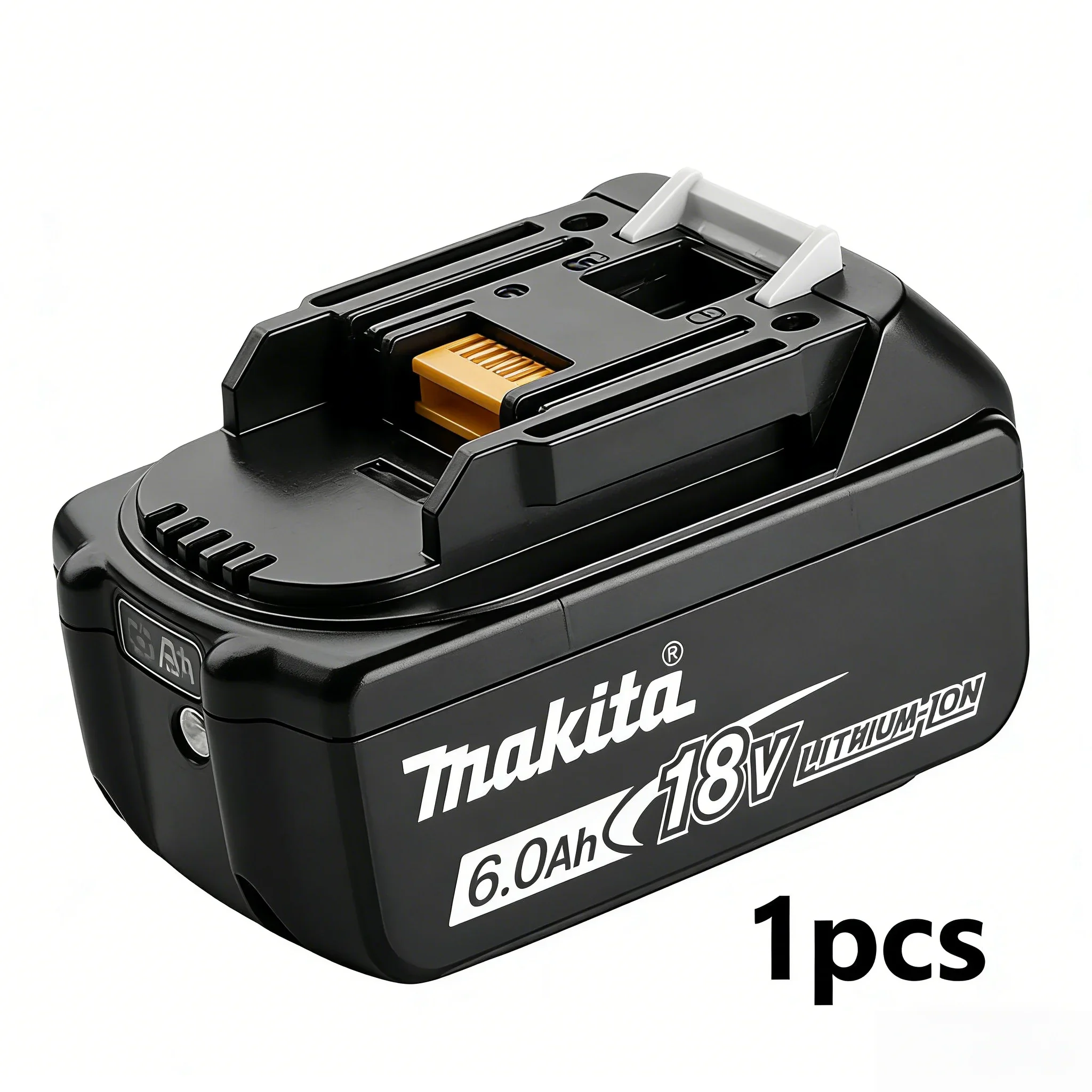 Originele Makita 18V 6.0Ah Batterij + DC18RC Snelle Lader Kit, BL1860B LXT Lithium Ion Power Tool Batterij, Gratis Verzending