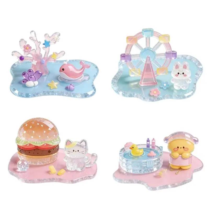 R53C 3D Puffier Sticker Sheets Decorative Sticker Small Sticker for Kids Adults