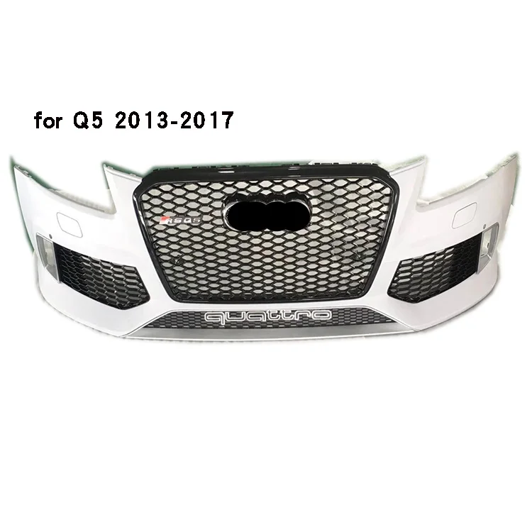

Car Bodikits Factory Price RSQ5 for Audi Q5 SQ5 Front Bumper with Grille Honeycomb Grille Mesh Radiator Body Kits 2013-2017