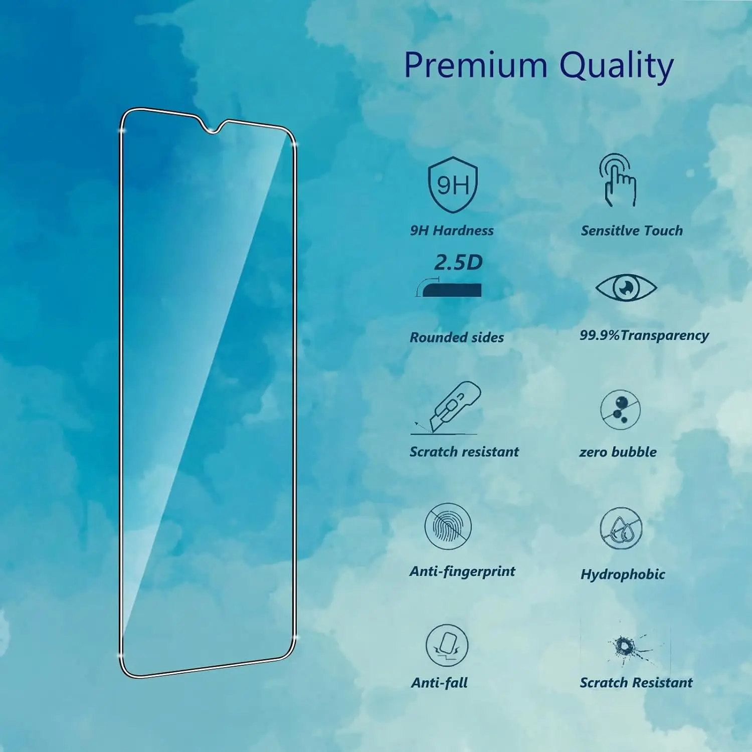 Рисунок 5 - Для VIVO Y76 5G 9H HD пленка из