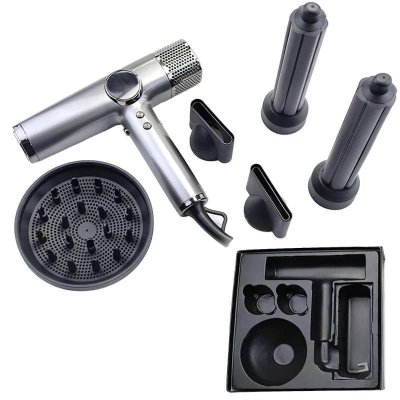 Hair Salon High Speed BLDC Motor 110,000 RPM Ionic 1800W Salon Professional Hair Dryer with Magnetic Nozzles Secador De Pelo