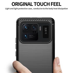 For Xiaomi Mi 11 Ultra Case Xiaomi Mi 11 Ultra Shockproof Bumper Soft Silicone Slim Armor Back Phone Case For Xiaomi Mi 11 Ultra