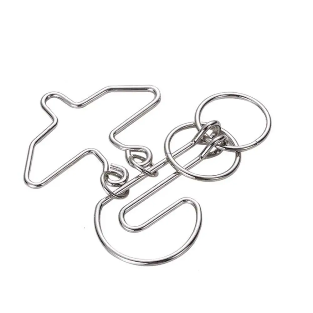 Giocattoli interbloccati Giochi cognitivi Giochi di cervelli Giocattoli per lo sviluppo Giochi interattivi Puzzle in metallo 3D Rompicapo Puzzle