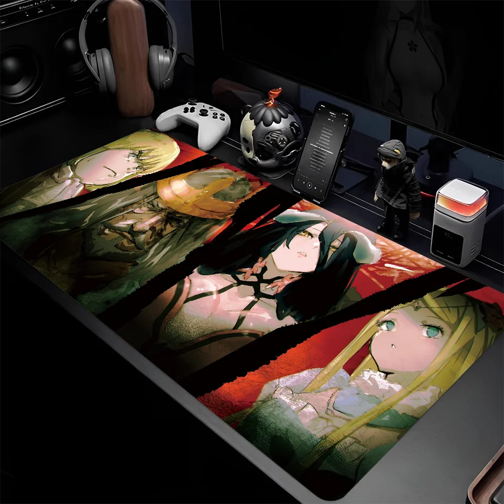 Albedo Anime Overlord Mousepad Large Gaming Mouse Pad LockEdge Thickened Computer Keyboard Table Desk Mat