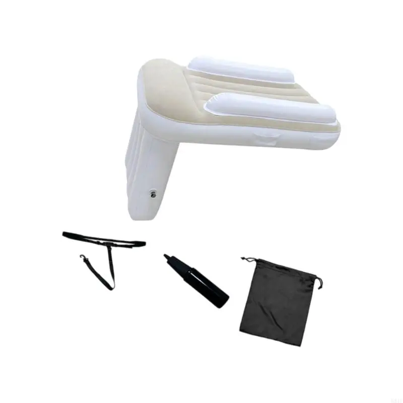 581F 1 ชุดแบบพกพา PVC เตียงเด็กเปลเป่าลม Soft Guard ขนาดกะทัดรัดสำหรับการเดินทาง