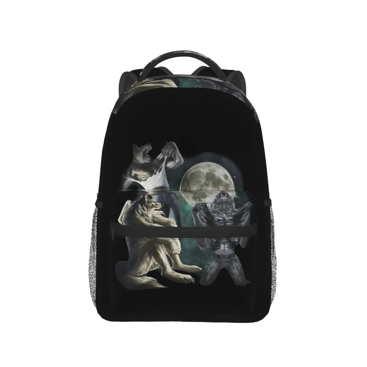 

Vintage Alpha Wolf 90s Meme Backpack Hot Sale Daypack Large Capacity Boys Girls BookBag School Bag Shoulder Bags for Men Women