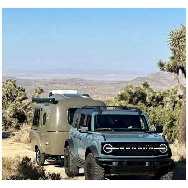 Customized Small Camping Trailer Caravan Mini Lightweight 4x4 Off-road Towable For Australia Family Outdoor Camp