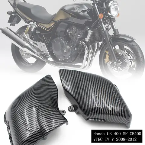 Pokhaomin 에어 필터 카브레타 사이드 커버, 기화기 프레임 가드, 플라스틱, 혼다 CB 400 2008 2009 SF VTEC IV V 2010-2012