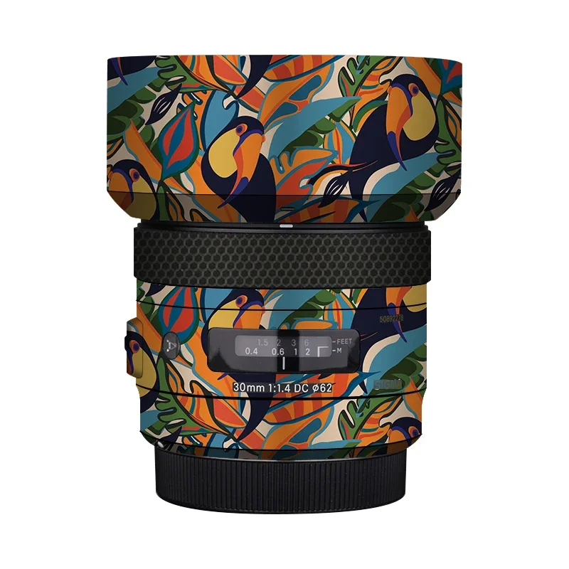 30 1.4 Wrap ฝาครอบเลนส์ป้องกันฟิล์ม 30f1.4 Decal สติกเกอร์ป้องกันฟิล์มสําหรับ Sigma 30 มม.f1.4 DC EF Mount เลนส์ผิว