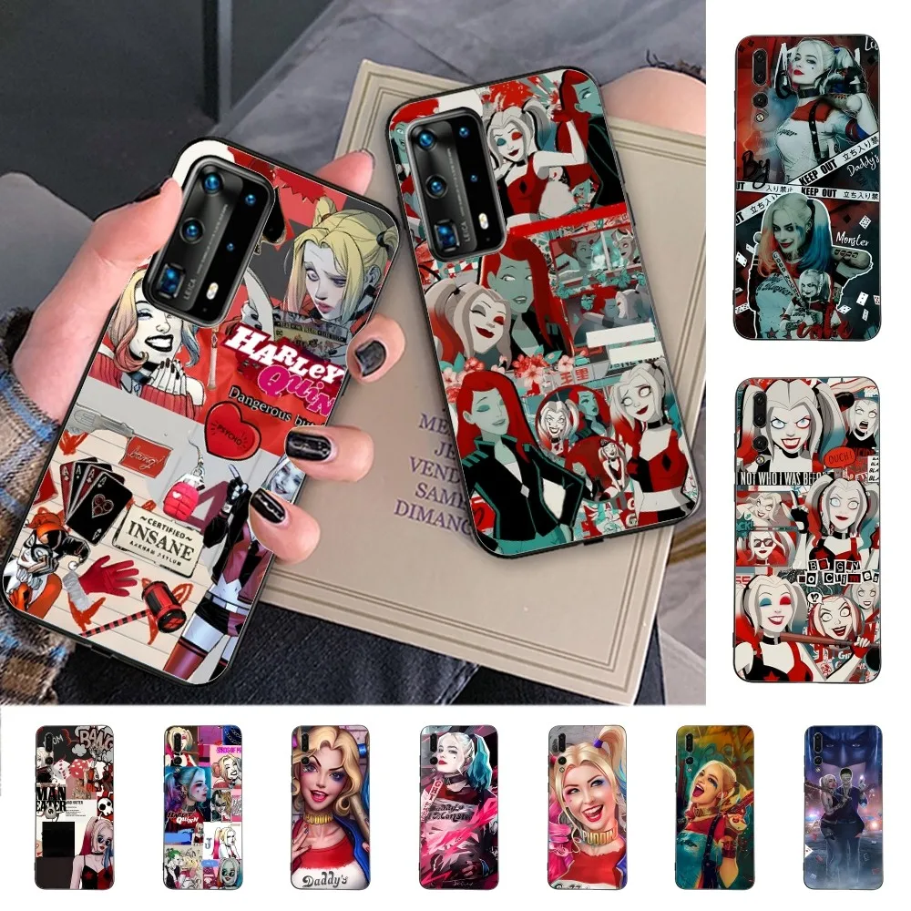 

H-Harley Q-Quinn Joker Phone Case For Huawei P 8 9 10 20 30 40 50 Pro Lite Psmart Honor 10 lite 70 Mate 20lite