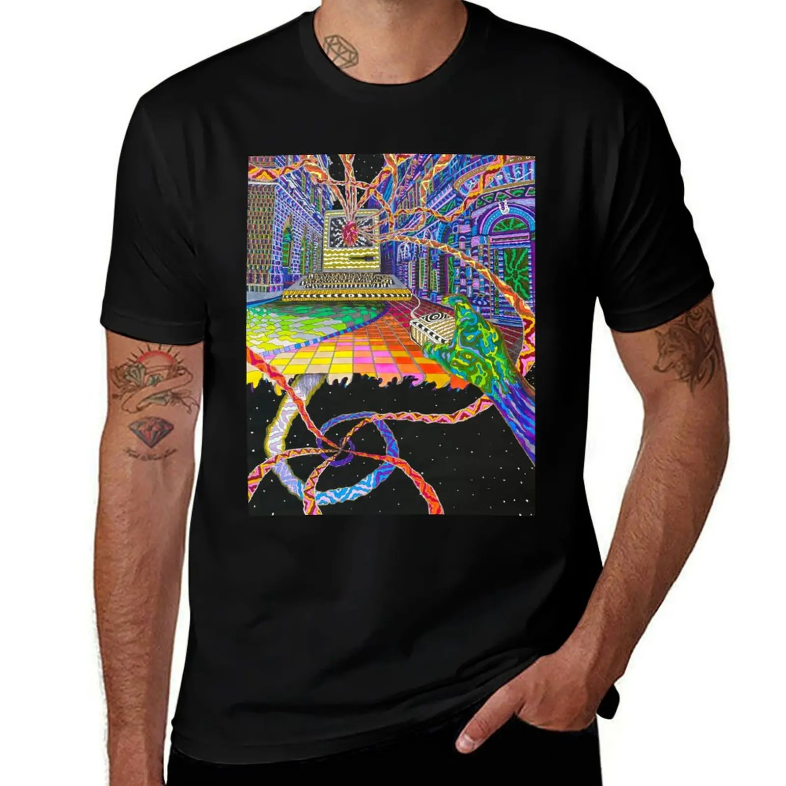 Obsolete Oracle T-Shirt Basic Solid Tee for Daily Use T-Shirt
