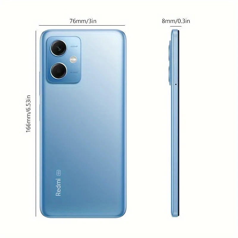 هاتف ذكي Global Rom Xiaomi Redmi Note 12 5G بسعة 128 جيجابايت/256 جيجابايت وشاشة 6.67 بوصة ذهبية 120 هرتز سنابدراجون 4 Gen1 وكاميرا مزدوجة بدقة 48 ميجابكسل 33 وات
