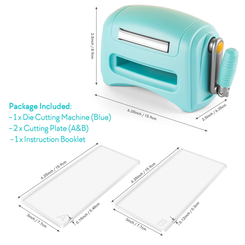 4 Colors Mini Die Cutting Embossing Machines for Scrapbooking Crafts Cards Making Paper Cutter Die-Cut Machine Manual Hand Tool