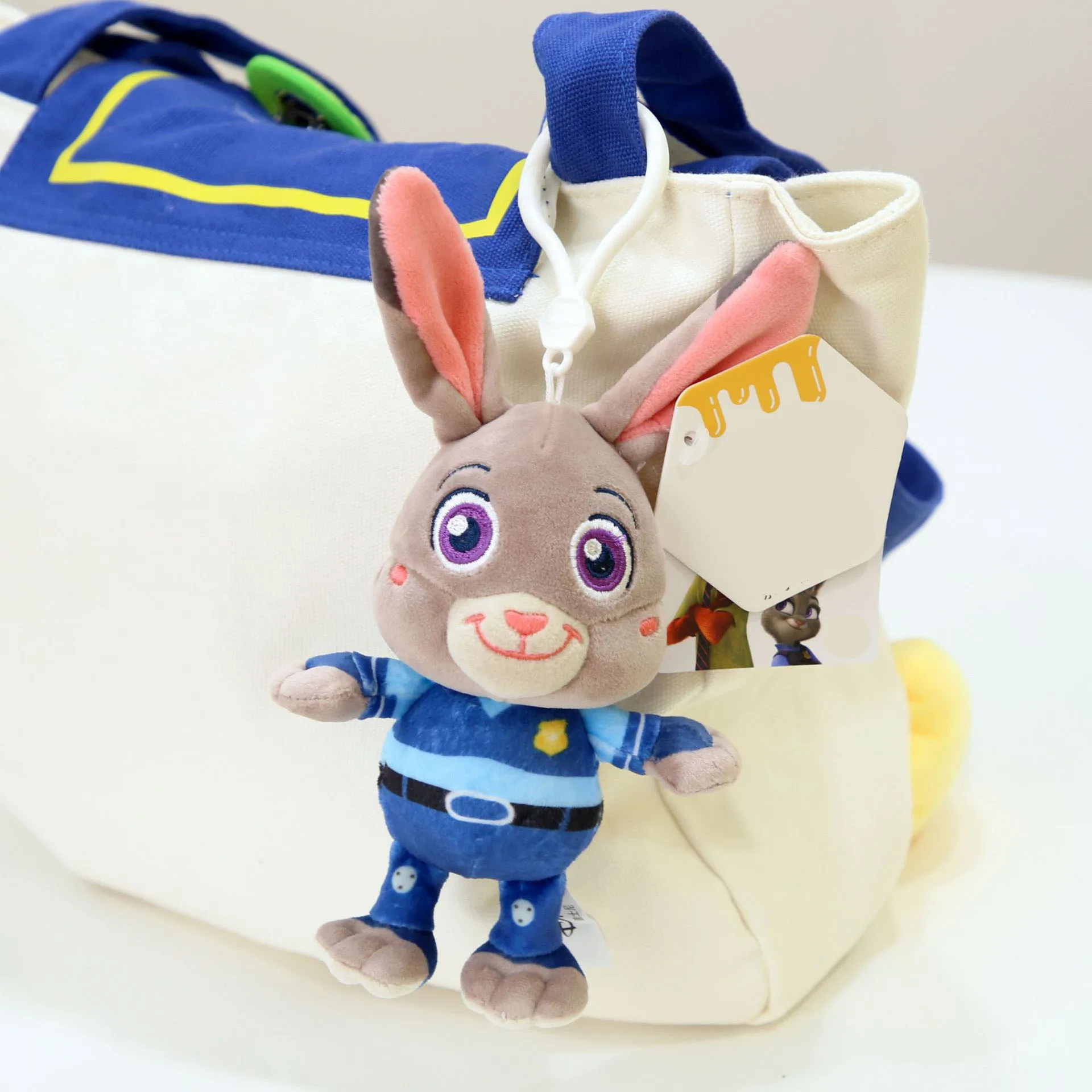 Genuine crazy animal Judy Nick plush keychain pendant pendant toys for girls' holiday birthday gifts cute for children and girls