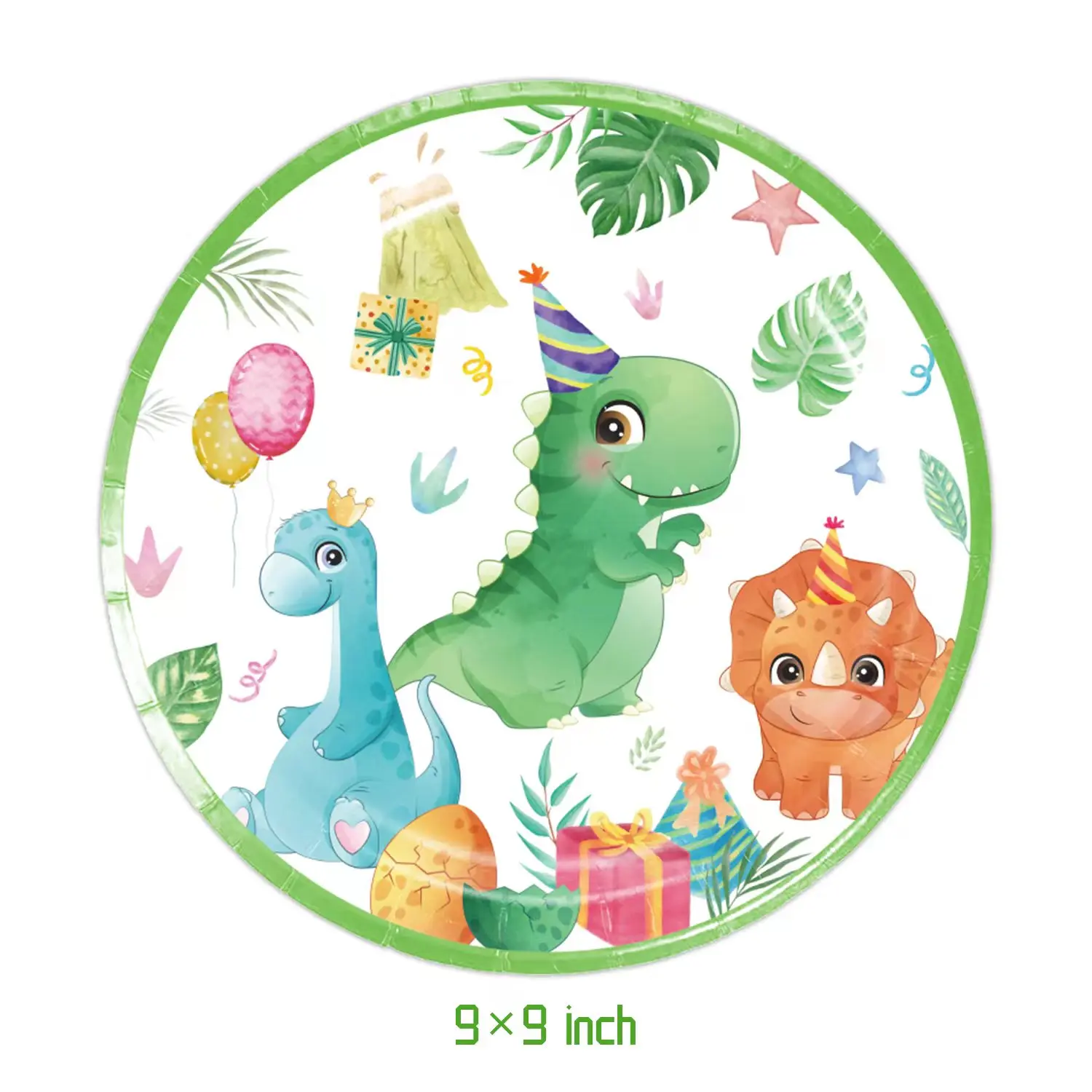 New Cartoon Dinosaur Boy Birthday Party Decorations Paper Plate Cup Caketopper Balloon Toys For Kids Baby Shower Decor Supplies