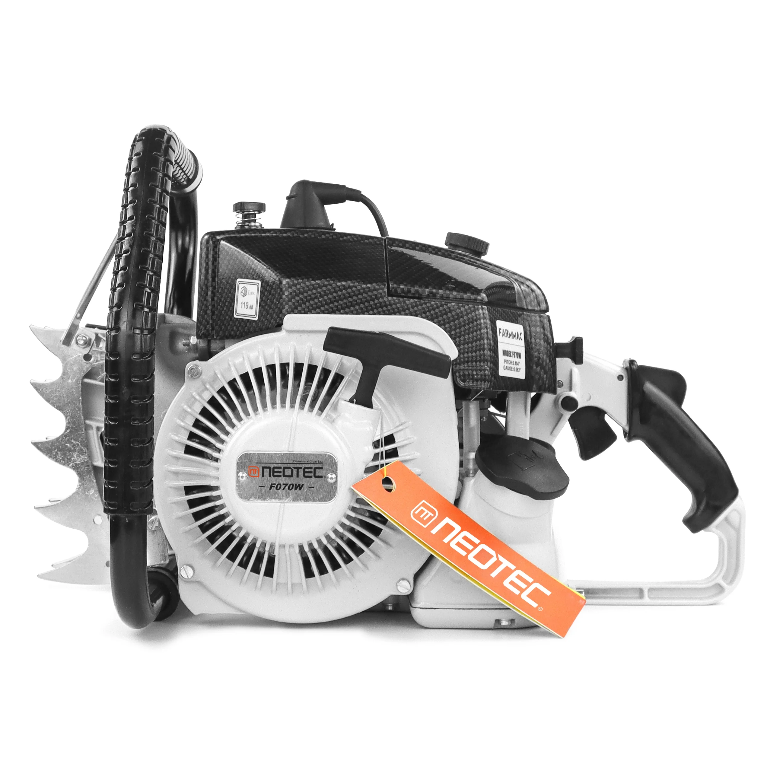 

105cc Wood Cutting Machine Petrol Chainsaws F070W 2-Cycle 4.8KW 6.4HP Chainsaw