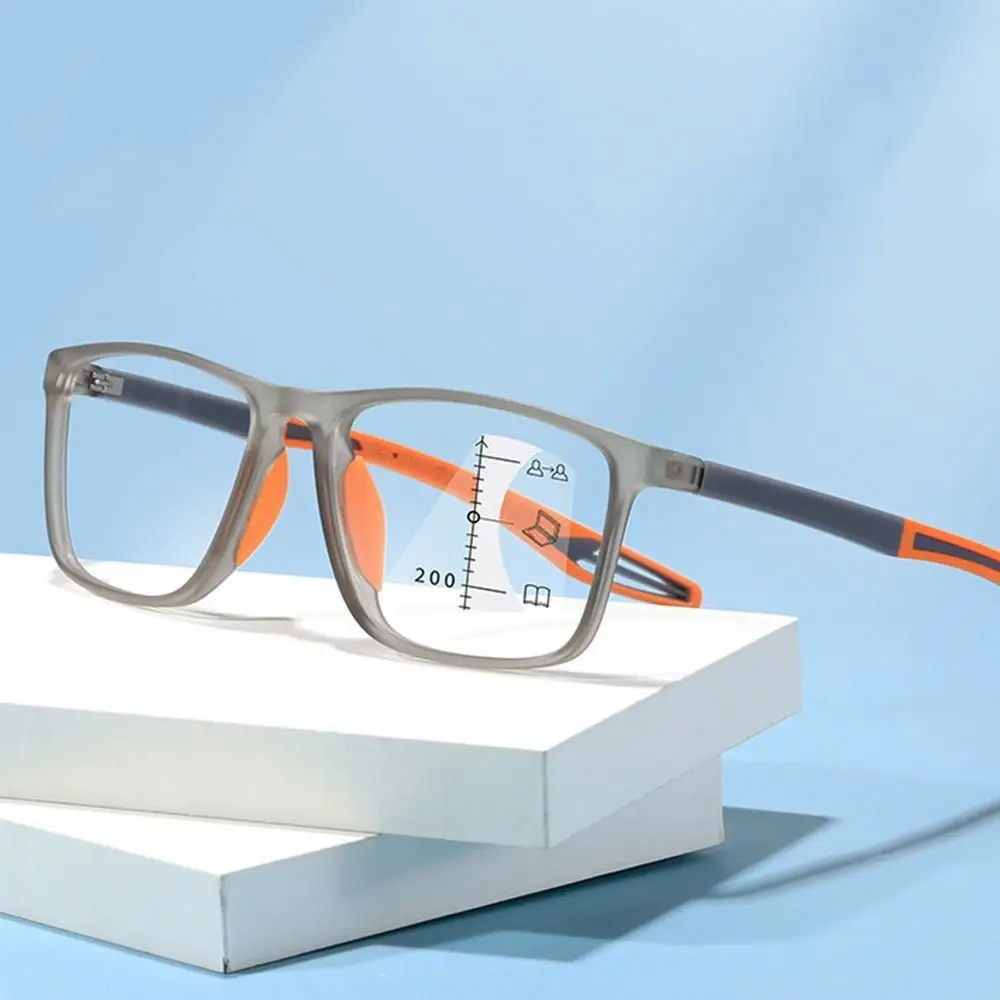 Men Women Eye Protection Frame Simple Sports Reading Glasses Ultra Light Glasses Presbyopic Eyewear Anti-Blue Light