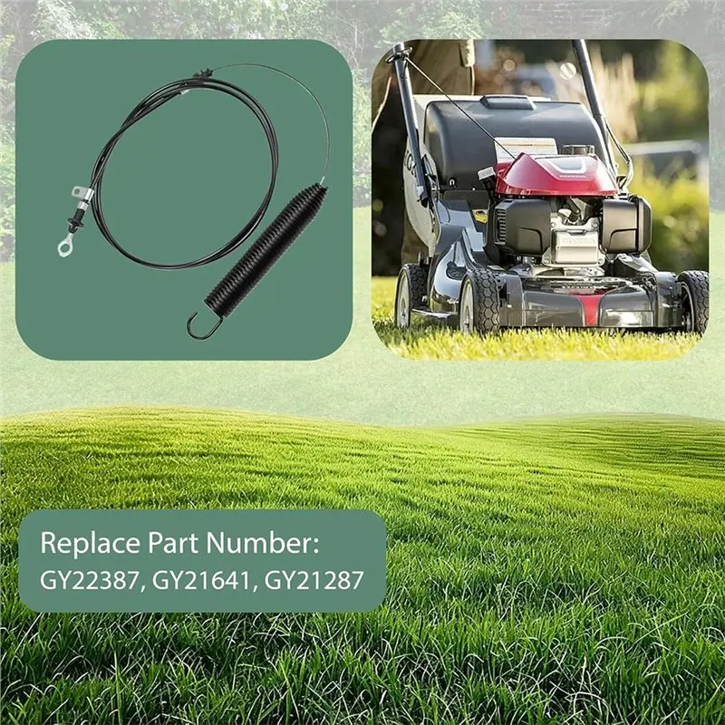 ABYN-For D105, D110, D125, D130, E100-E130, L100-L118, S100-S220, X105-X145 For Lawn Tractor PTO Control Cable- GY223