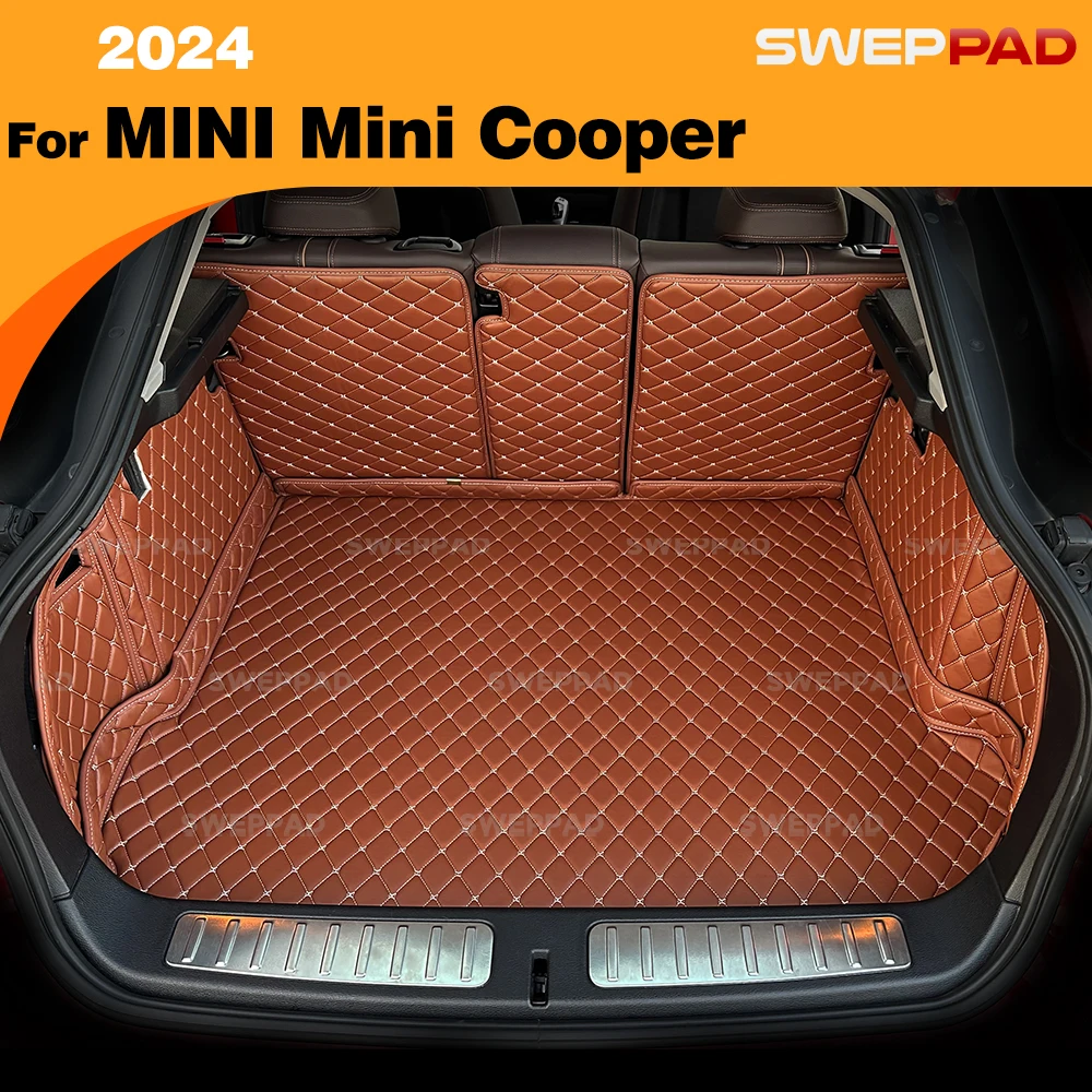 

SWEPPAD для MINI Mini Cooper 2024, автоматический коврик для багажника с полным покрытием, автомобильный защитный коврик, грузовой вкладыш, аксессуары для интерьера