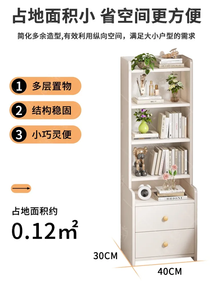 Bedside cabinet simple modern home bedroom bedside cabinet heightened bookshelf