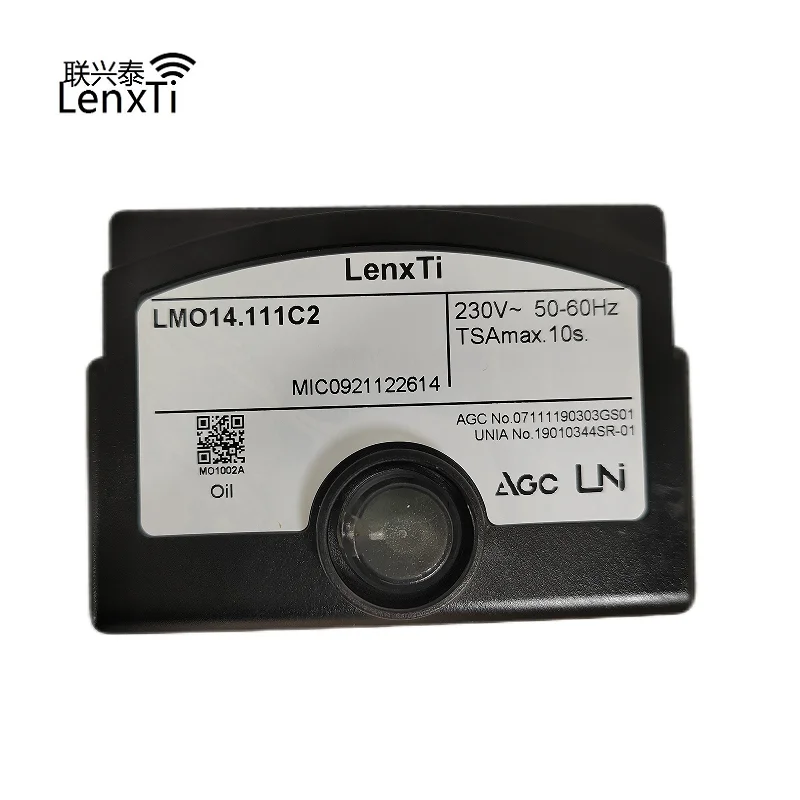 

LenxTi LMO14.111C2 - Oil burner control, 1-stage, QRB/QRC, up to 30kg/h, TSA=10s, t3n=10s, AC230V