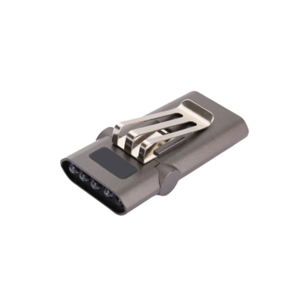 كليب على قبعة LED كشافات قابل للتعديل 0-60 درجة مصباح الصيد القابل لإعادة الشحن 3 طرق مدة طويلة LED كشافات مصباح الصيد