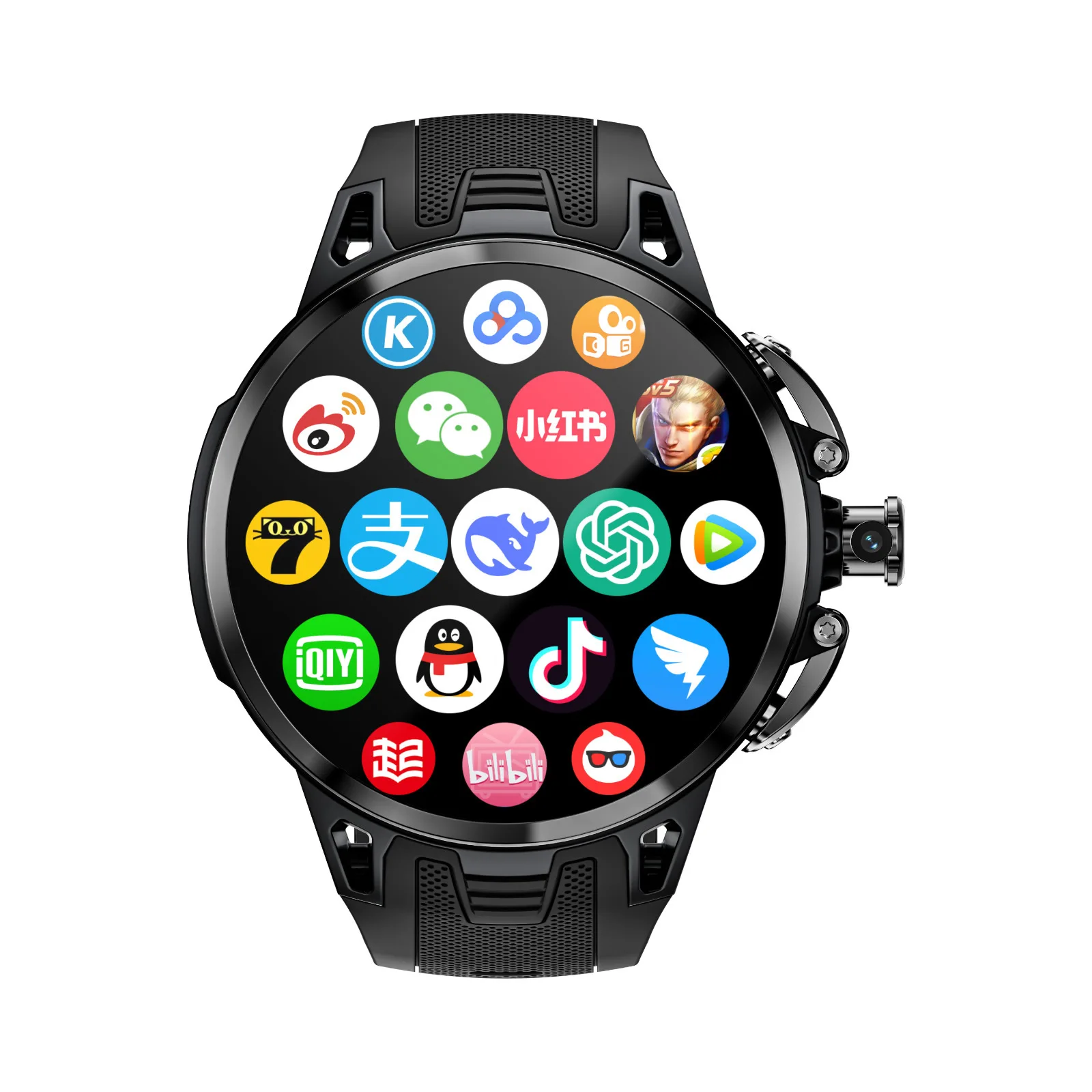 جديد LOKMAT APPLLP 4 Pro 4G ساعة ذكية للرجال 1.75 بوصة شاشة AMOLED 3GB 32GB لعبة Google Play مقاومة للماء أندرويد 11.0 ساعة ذكية