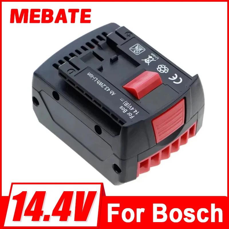 

New 14.4V 6000mAh/9500mAh/11000mAh Power tool battery Cell Pack For BOSCH 4-2-LI BAT607 BAT614G GSR14.4 V-LIN 26614-01 17614-01