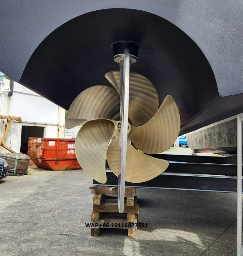 China Supply Cheap Boat 4 Blades Copper Fixed Pitch Marine Propeller 40inch Nickel-aluminum Bronze Propeller