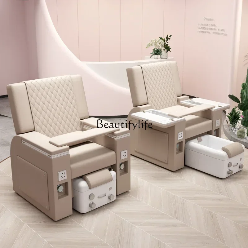 Elektrische Voetmassage Hand-En Voetverzorging Multifunctionele Voetwassing Pedicure Stoel Toegewijde Wimper-Beauty Sofa Voetstoel