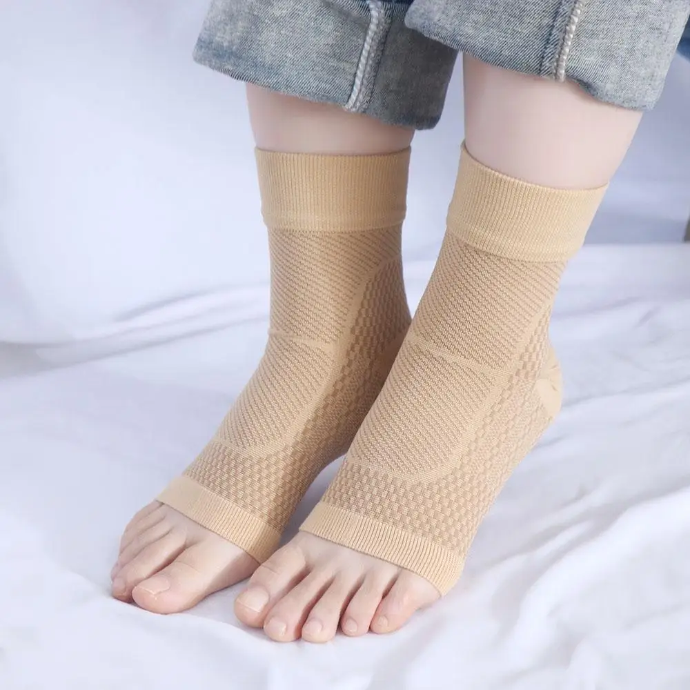 Heel Spur Pain Sprained Swollen Achilles Tendonitis Ankle Brace Compression Socks Compression Sleeve Ankle Foot Support