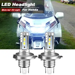 2PCS Motorcycle For Honda GL1500 Goldwing 1988-1997 H4  9003 LED Headlight Bulbs 9600lm Replace 34901-MN5-003