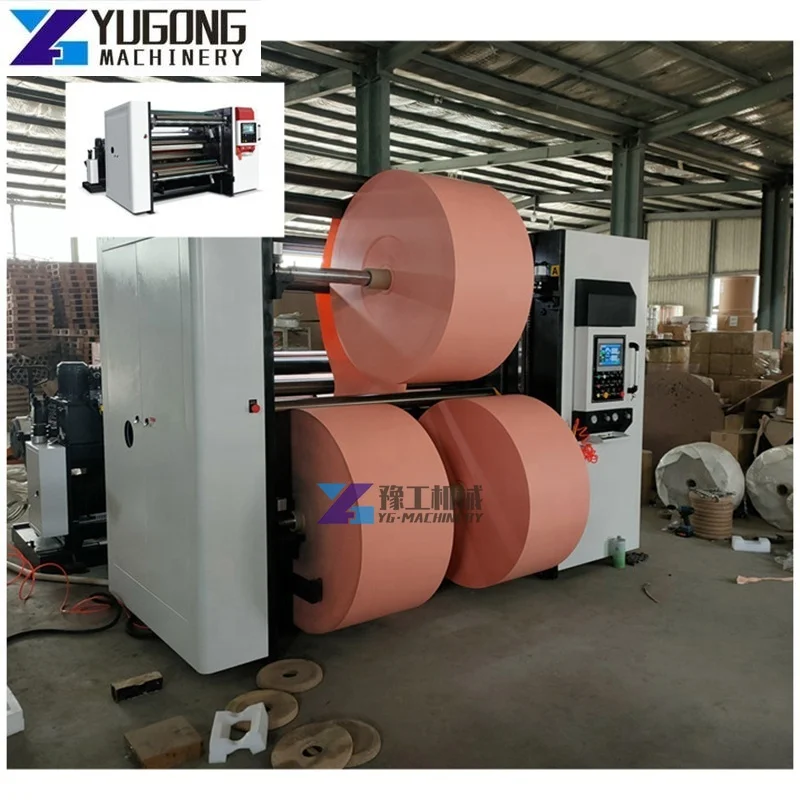 YUGONG Roll A3 A4 A5 Copy Paper Cross Cutting Machine Roll To Sheet Paper Sheet Making Machine A4 Paper Cutting Packing Machine