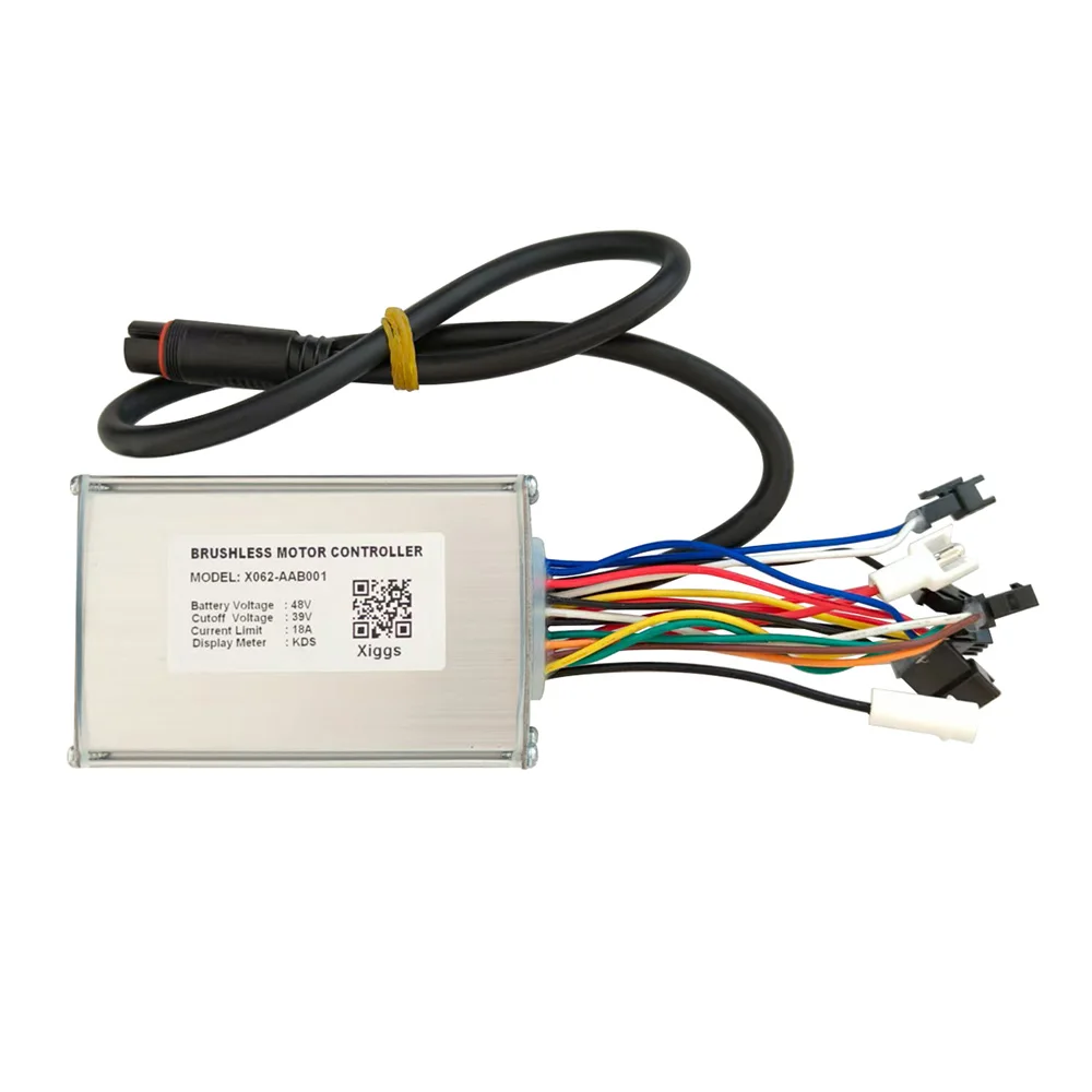 

Ebike Brushless Motor Controller X062-AAB001 48V 18A for KDS Protocol Display for Electric Scooters MTB Fat Bikes Accessories
