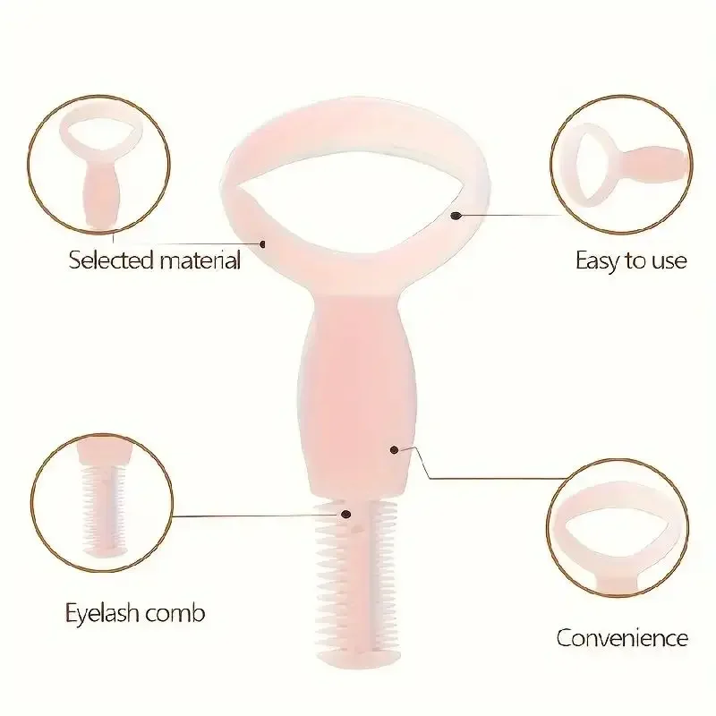 مجموعة استنسل تحديد العيون العملية الاحترافية قطعة واحدة - واقي درع الماسكارا سهل الاستخدام مع مشط وأداة توزيع الرموش للحصول على دقيقة #2