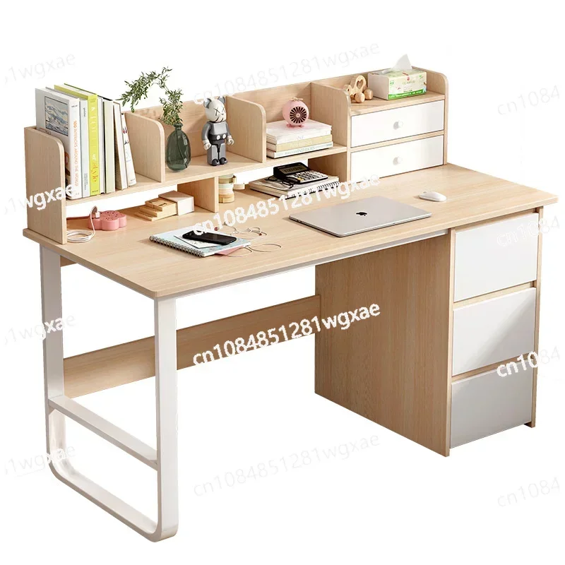 Desk, Bookshelf, All-in-one Machine, Desk, Single Student, Family, Study, Bedroom, Office Desk with Bookshelf