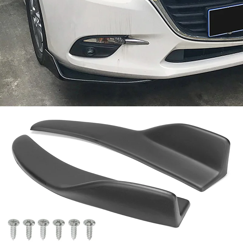 Universal Front Rear Lip Bumper Corner Protector Diffuser Splitter For Golf 7 Gti Mk7 Passat B7 BMW F31 X5 E70 F36 Volvo V50 XC6