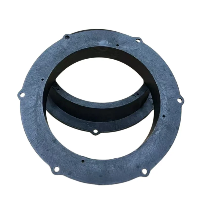 2Pcs 6.5inch Car Speaker Mounting Spacers Adapter Rings Mount Bracket Ring for Audi for VW Magotan Skoda Speaker Spacers Black