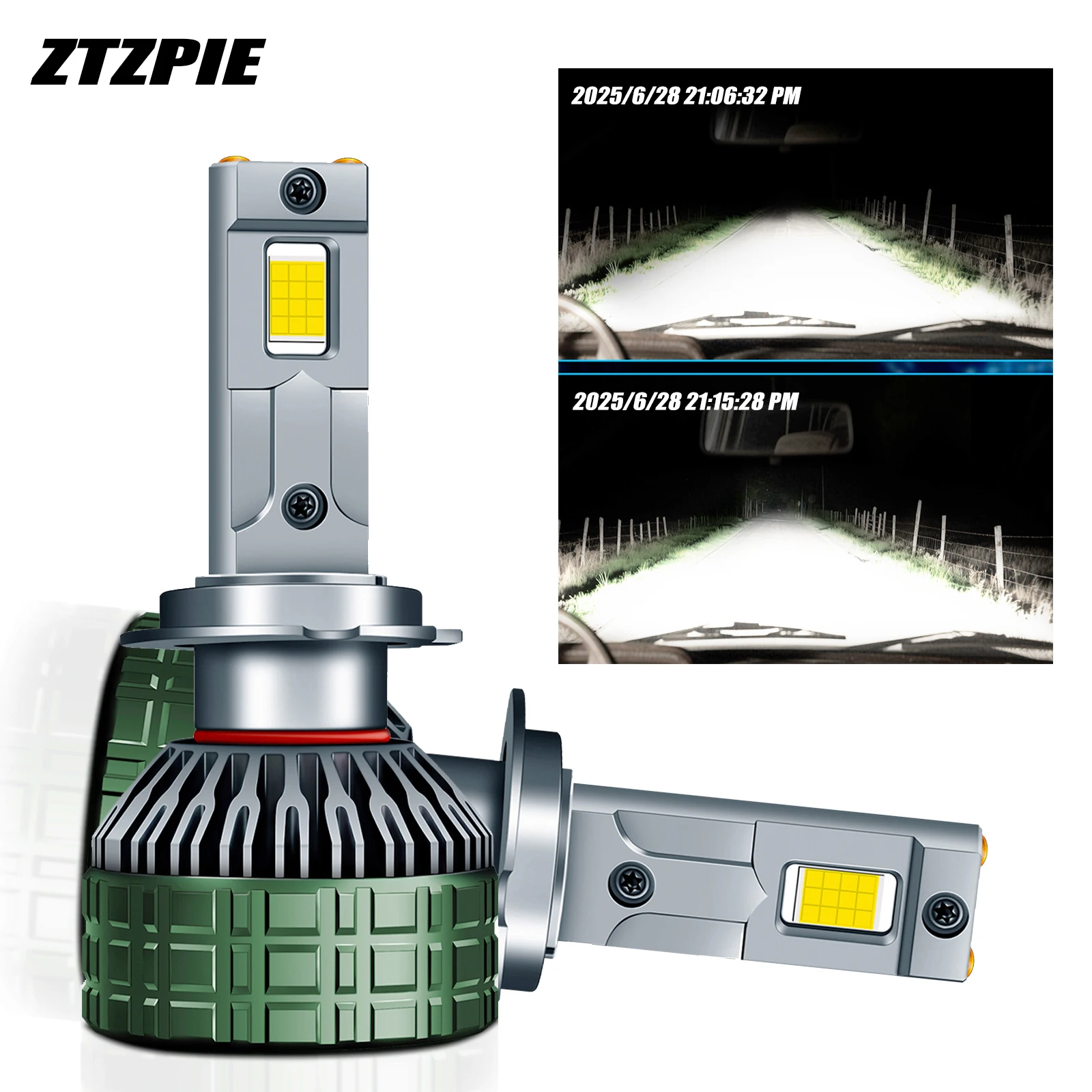

ZTZPIE M85 PLUS 3600W H7 Led Headlight Bulbs 6000K Top LED H4 H11 HB3 9005 HB4 9006 Led Double Copper Tube 12V 2pcs
