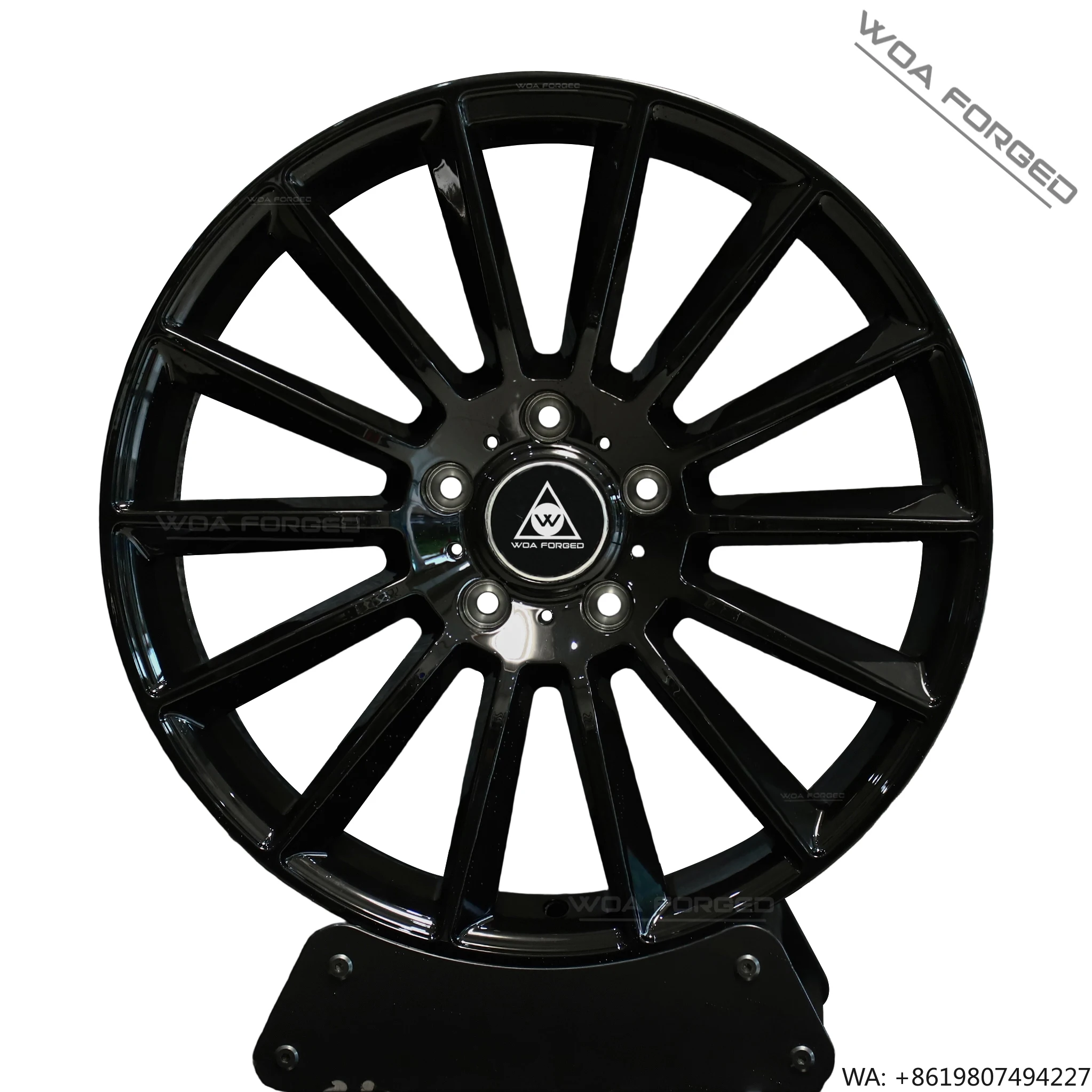 

Multi Spoke Gloss Black Alloy Rims Forged Wheels for Continental Bentayga Mulsanne GT