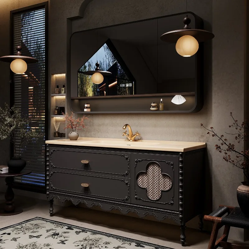 

Modern Paper Bathroom Cabinet Luxury Drawers Partitions Display Toilet Storage Cupboard Organizer Archivadores Hotel Furniture