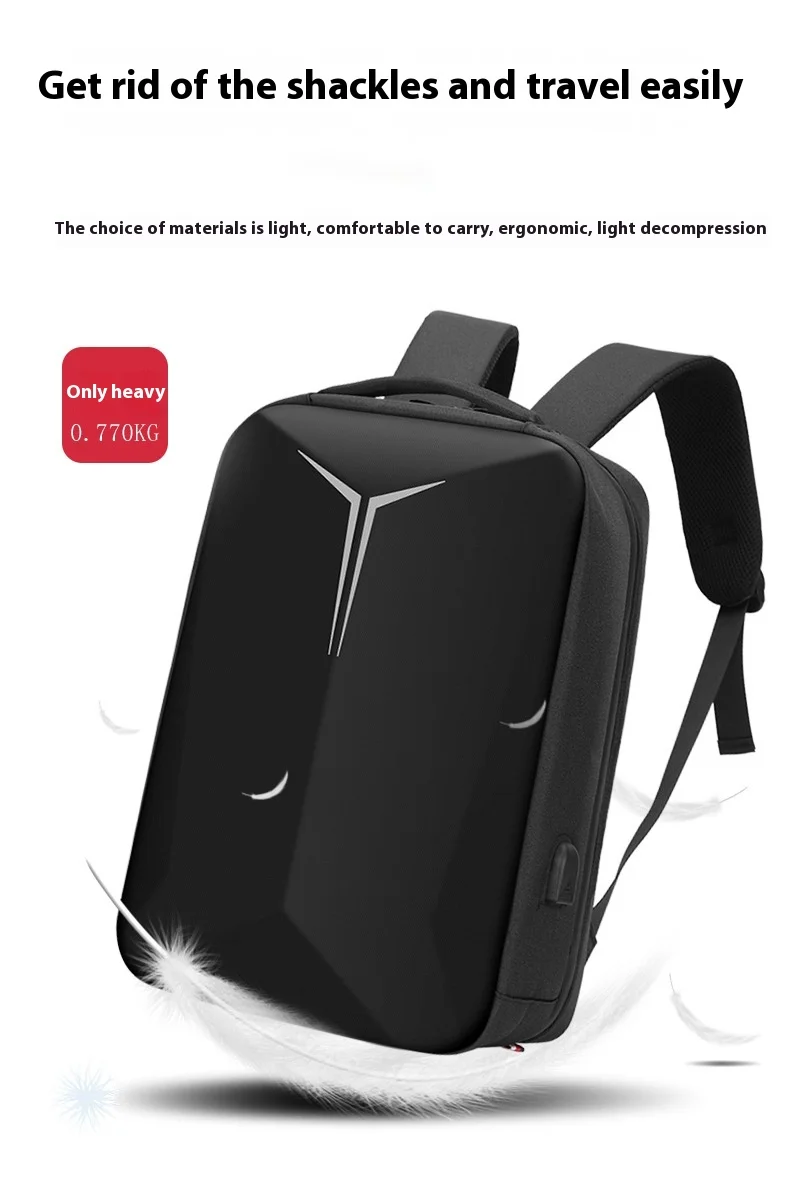 Business Commuting Men's Backpack With High-end Feel Large Capacity Fashionable Backpack Travel Backpack Computer Bag Waterproof Backpack_voghion.com