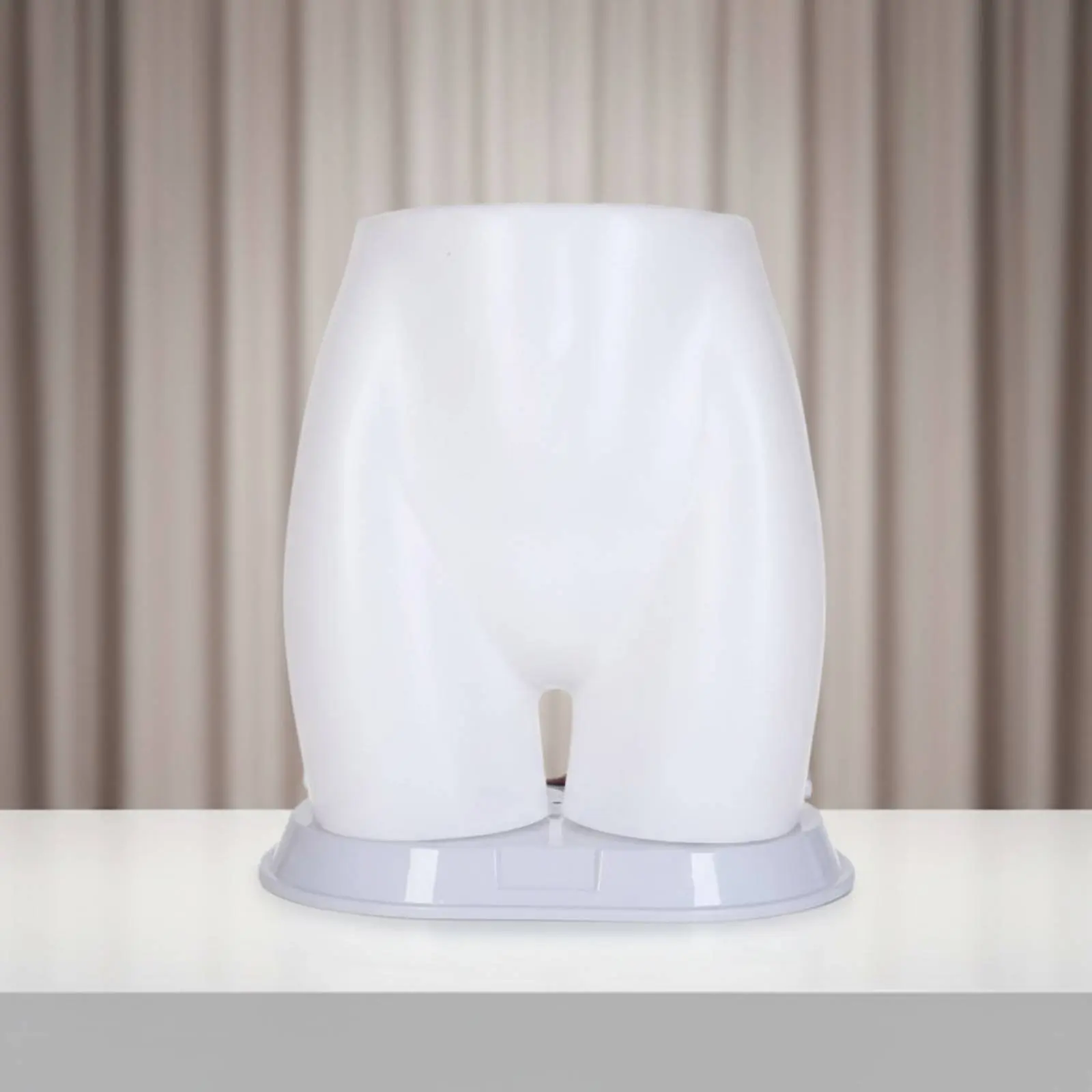 

LED Mannequin Torso Eye-Catching Illumination Lighted Female Mannequin White Plastic Display Model Plug-Corded Powered Female