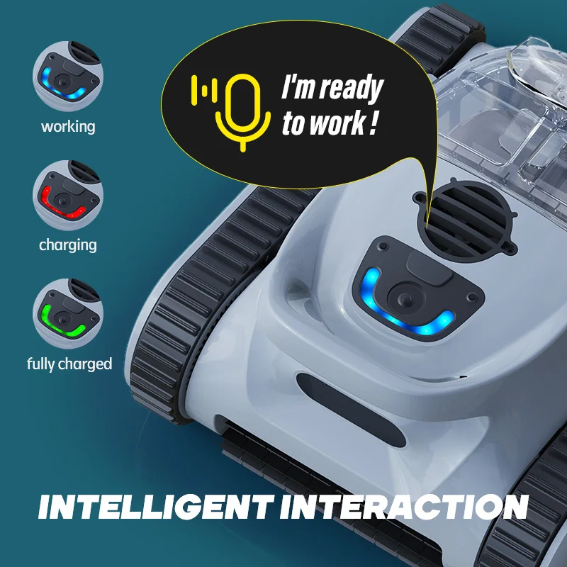 Intelligent Portable Robotic Wall Mount Cleaning Swimming Equipment Pool Vacuum Cleaner Robot Automatic